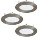 EGLO , 34013 , FUEVA 3 , süllyesztett lámpa , 3000 K , LED , 3X2,7W , IP20 , fehér
