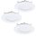EGLO , 34014 , FUEVA 3 , süllyesztett lámpa , 3000 K , LED , 3X2,7W , IP20 , fehér