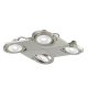 EGLO , 39251 , BREA , spot lámpa , 3000 K , LED , 4X5W , IP20 , fehér, átlátszó
