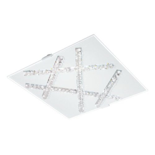 EGLO , 93764 , SORRENTA , fali-mennyezeti lámpa , 3000 K , LED , 9,7W , IP20 , fehér, átlátszó