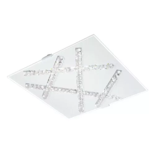 EGLO , 93764 , SORRENTA , fali-mennyezeti lámpa , 3000 K , LED , 9,7W , IP20 , fehér, átlátszó
