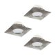 EGLO , 95803 , PINEDA , süllyesztett lámpa , 3000 K , LED , 3X6W , IP20