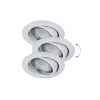 Rábalux , 1049 , Lite , Ráépíthető és Beépíthető lámpa , fehér , IP40 , GU10 , 3000K , 3W