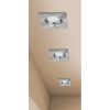 Rábalux , 1054 , Lite , Ráépíthető és Beépíthető lámpa , szatin króm , IP44/ IP40 , GU10 , 3000K , 3W
