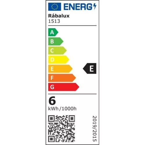 Rábalux , 1513 , Filament-LED , Okos izzó , átlátszó , IP20 , E27 , 2700-6500K , 6W