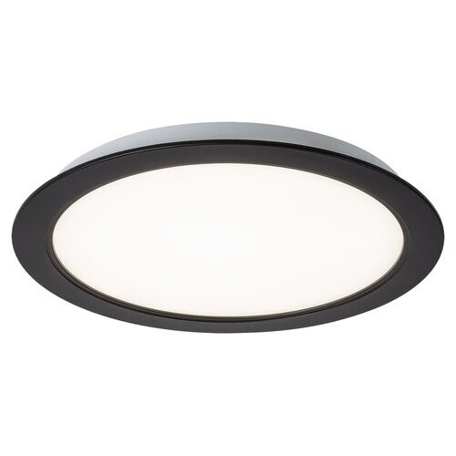 Rábalux , 2680 , Shaun , Ráépíthető és Beépíthető lámpa , fekete , IP20 , 4000K , 17W