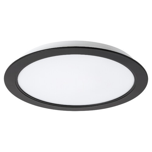 Rábalux , 2681 , Shaun , Ráépíthető és Beépíthető lámpa , fekete , IP20 , 4000K , 24W