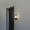 corp de iluminat LED , lateral de perete , soclu E27 , gri închis , exterior , IP44 , LUTEC , HEROS