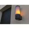 LED lámpatest , oldalfali , mozgásérzékelővel , E27 foglalat , sötétszürke , kültéri , IP44 , LUTEC , HEROS