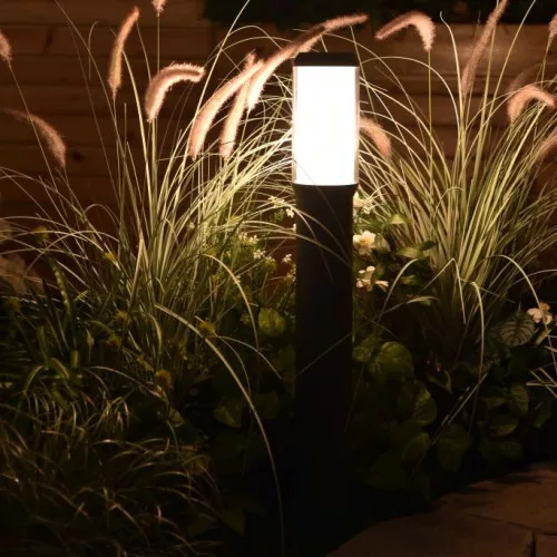 LED lámpatest , állólámpa , E27 foglalat , sötét szürke , kültéri , IP44 , LUTEC , HEROS