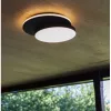 LED lámpatest , mennyezeti , oldalfali , billenthető , 24.3 W , kerek , 2in1 , matt fekete , kültéri , IP54 , LUTEC , GOLETA