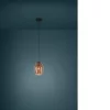 EGLO, 390159, ESTANYS 1, lampă suspendată, E27, 1X40W, IP20, maro-transparent