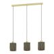 EGLO , 390207 , COROJAL , függeszték , E27 , 3X40W , IP20 , cappuccino, réz