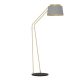 EGLO , 390174 , ALMERIMAR , állólámpa , E27 , 1X40W , IP20 , szürke, réz