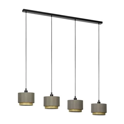 EGLO, 390121, MARCHENA, lampă suspendată, E27, 4X40W, IP20, cappuccino, maro
