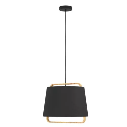 EGLO, 390185, CAMALOZA, lampă suspendată, E27, 1X40W, IP20, negru