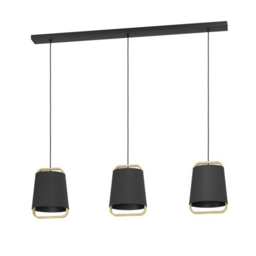 EGLO , 390186 , CAMALOZA , függeszték , E27 , 3X40W , IP20 , fekete