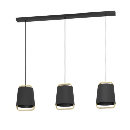 EGLO, 390186, CAMALOZA, lampă suspendată, E27, 3X40W, IP20, negru