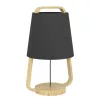 EGLO, 390187, CAMALOZA, lampă de masă, E27, 1X40W, IP20, negru