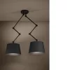 EGLO, 390113, PISTUNIO, plafonieră, E27, 2X40W, IP20, negru