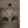 EGLO, 390113, PISTUNIO, plafonieră, E27, 2X40W, IP20, negru