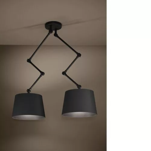 EGLO, 390113, PISTUNIO, plafonieră, E27, 2X40W, IP20, negru