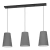 EGLO, 390136, PETROSA, lampă suspendată, E27, 3X40W, IP20, gri, alb