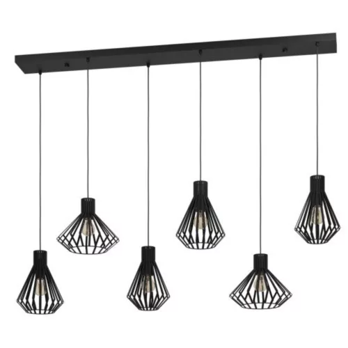 EGLO, 390126, BASIDANO, lampă suspendată, E27, 6X40W, IP20