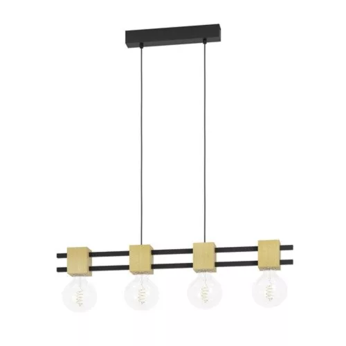 EGLO, 390191, LEVANTARA, lampă suspendată, E27, 4X40W, IP20