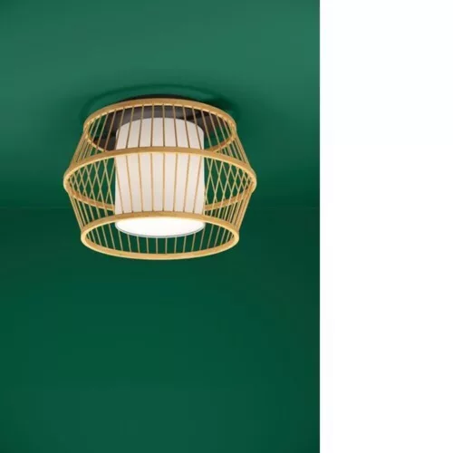 EGLO, 390232, MONTERROSO, plafonieră, E27, 1X40W, IP20, natural, alb