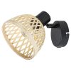 Rábalux , 3133 , Rattan , Spotlámpa , matt fekete , IP20 , E14K ,