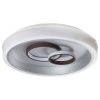 Rábalux , 3319 , Portia , Mennyezeti lámpa , ezüst , IP20 , 4000K , 40W