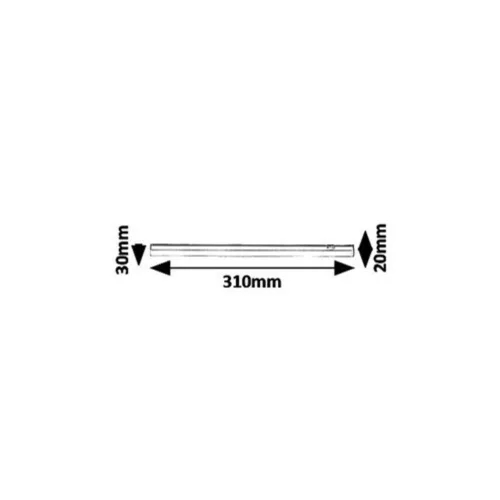 LED corp de iluminat, 4 W, 31 cm, kompakt corp de iluminat, iluminare blat, alb natural, cu întrerupător, garanție 5 ani, Rábalux, GREG