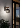 EGLO, 900671, BUlemnLATA, aplică de perete, E27, 1X40W, IP44, negru-transparent