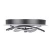 plafonieră, decorativ, decorativ lampă, CCT, alb, negru, oțel, cu telecomandă, 3 decorativ, EGLO, NAMORI
