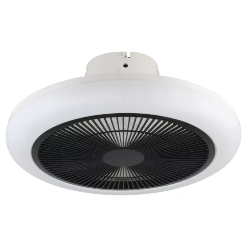 Mennyezeti lámpa , ventilátor , ventilátoros lámpa , CCT , fehér , fekete , műanyag , távirányítóval , 3 sebesség ,  EGLO , KOSTRENA