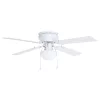 Mennyezeti lámpa , ventilátor , ventilátoros lámpa , E27-es foglalattal , fehér , acél , húzókapcsolóval , 3 sebesség ,  EGLO , CALGARI