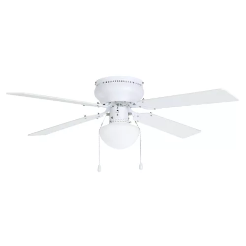 Mennyezeti lámpa , ventilátor , ventilátoros lámpa , E27-es foglalattal , fehér , acél , húzókapcsolóval , 3 sebesség ,  EGLO , CALGARI