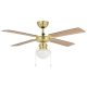 EGLO , 35123 , FORTALEZA , menny. ventilátoros lámpa , E27 , 1X60W , IP20 , fehér