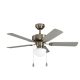 EGLO , 35074 , CADIZ , menny. ventilátoros lámpa , E27 , 1X40W , IP20 , fehér