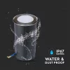 exterior lampă de podea, 1w, 6400K, alb rece, 51lm, 140°, argintiu, CRI>80, IP67, V-TAC, 211464