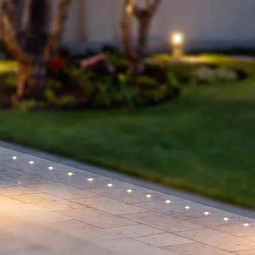 exterior lampă de podea, 1w, 6400K, alb rece, 50lm, 180°, alb, CRI>80, IP67, V-TAC, 211467