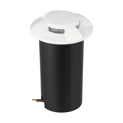 corp de iluminat LED, lampă de podea, patru cu deschidere, 1W, rotund, alb cald, alb, IP67