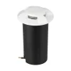 corp de iluminat LED, lampă de podea, patru cu deschidere, 1W, rotund, alb cald, alb, IP67