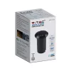exterior lampă de podea, 1w, 6400K, alb rece, 50lm, 180°, negru, CRI>80, IP67, V-TAC, 211472