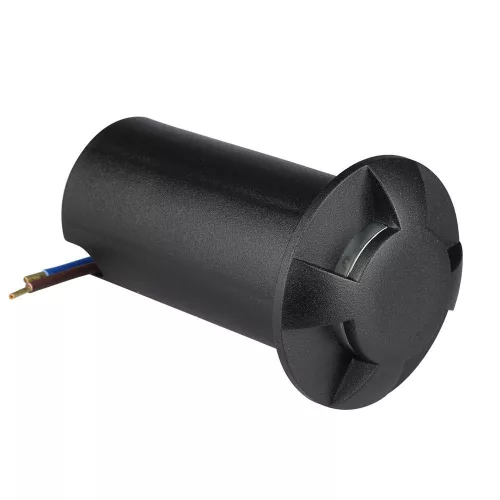 exterior lampă de podea, 1w, 6400K, alb rece, 50lm, 180°, negru, CRI>80, IP67, V-TAC, 211472
