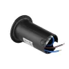 exterior lampă de podea, 1w, 6400K, alb rece, 50lm, 180°, negru, CRI>80, IP67, V-TAC, 211472
