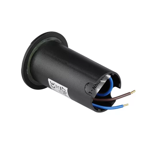 exterior lampă de podea, 1w, 6400K, alb rece, 50lm, 180°, negru, CRI>80, IP67, V-TAC, 211472