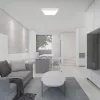 baiei lampă LED de tavan pătrat formă, 18w, 6500K, alb rece, 1530lm, 360°, alb, IP44, V-TAC, 7626
