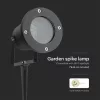 exterior cu țăruș lampadar, GU10, negru, IP65, V-TAC, 7571